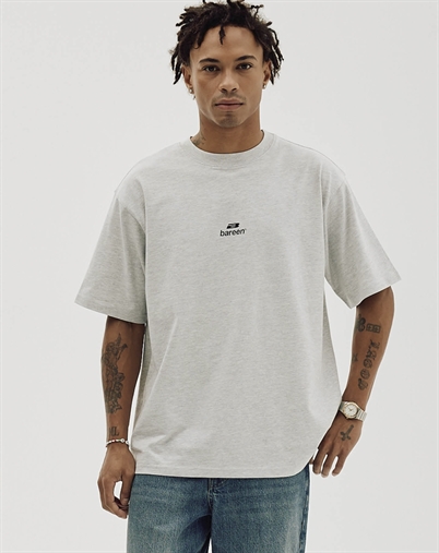 Bareen - Logo box Fit T-shirt - Cloudy Grey